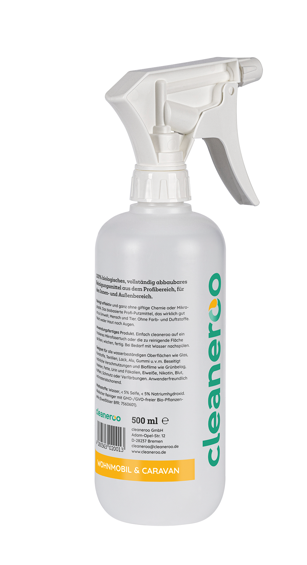Cleaneroo Caravan- & Wohnmobil Reiniger (Innen & Außen) 500ml