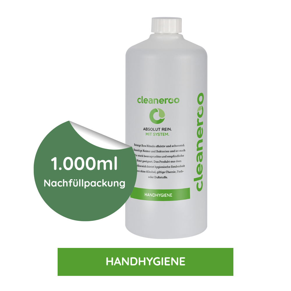 Cleaneroo Handwaschlotion 1L Nachfüllpackung