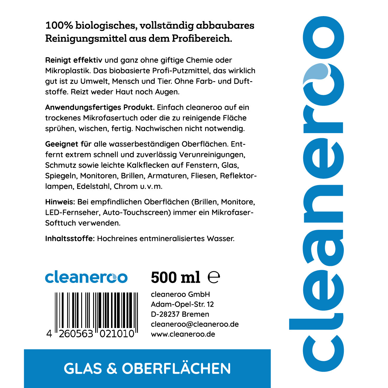 Cleaneroo Oberflächenreiniger 500 ml
