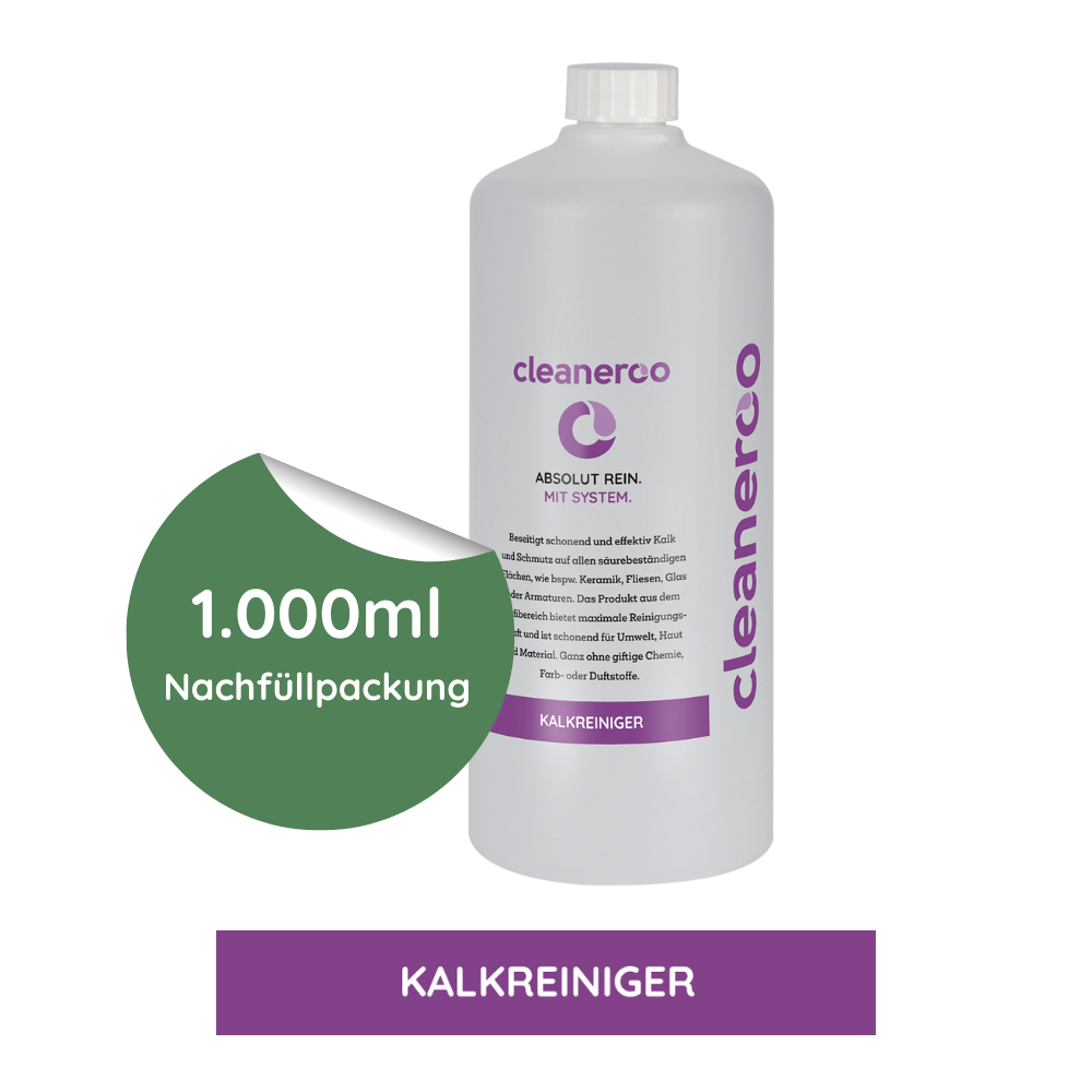 Cleaneroo Kalkreiniger 1L Nachfüllpackung